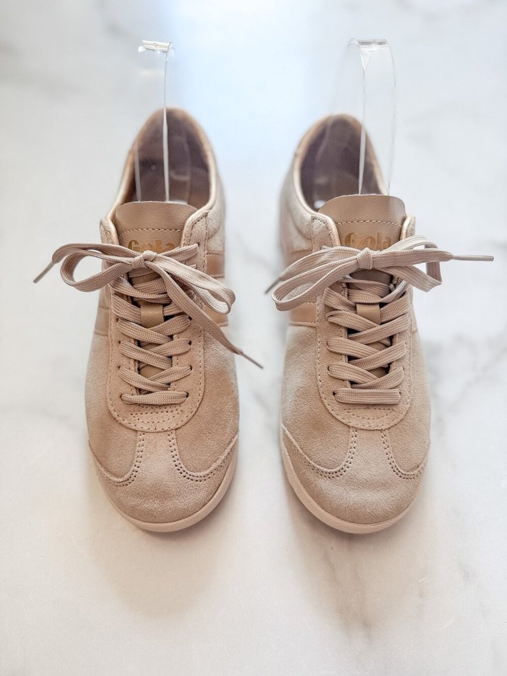 Gola Bullet Pearl Women's Sneakers in Bone, Size 7.5 - Picture 2 of 12